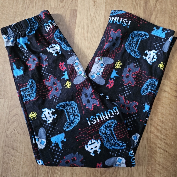 up late | Bottoms | Euc Boys Black Gaming Themed Pajama Pants | Poshmark